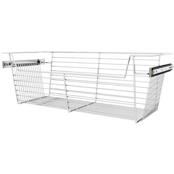 Chrome 30" Pullout Basket for 14" Closet 10" 3/pc